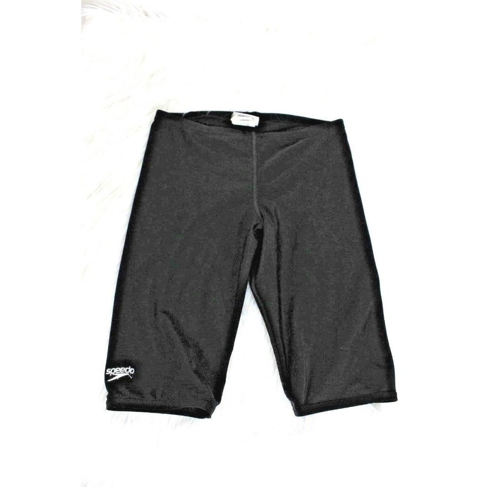 Vintage Speedo Envoltura Swim Shorts Size 28 Swimming Suit Performance Black Men